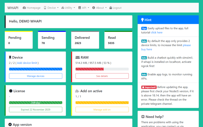 Whatsapp API – WHAPI 